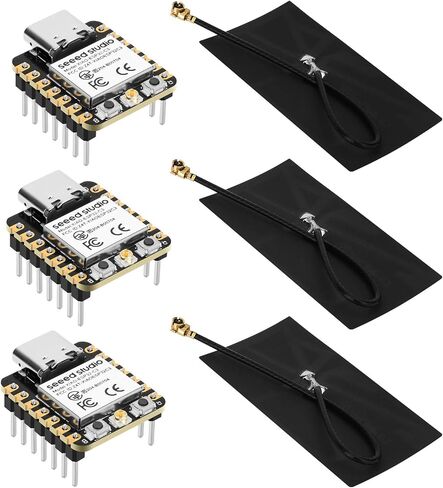 3 Pack XIAO ESP32S3 IoT Mini Development Board (for Arduino) - 2.4GHz Wi-Fi, BLE 5.0, Dual-Core, Battery Charge Supported, Power Efficiency & Rich Interface for Smart Homes, IoT, Wearable Devices in Saudi Arabia