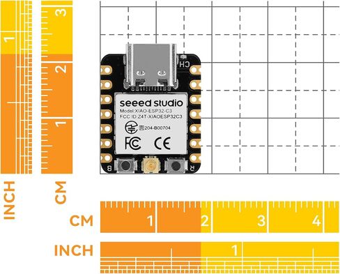 3 Pack XIAO ESP32S3 IoT Mini Development Board (for Arduino) - 2.4GHz Wi-Fi, BLE 5.0, Dual-Core, Battery Charge Supported, Power Efficiency & Rich Interface for Smart Homes, IoT, Wearable Devices in Saudi Arabia