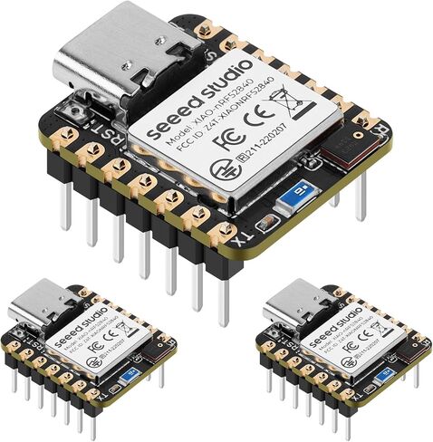3 Pack XIAO ESP32S3 IoT Mini Development Board (for Arduino) - 2.4GHz Wi-Fi, BLE 5.0, Dual-Core, Battery Charge Supported, Power Efficiency & Rich Interface for Smart Homes, IoT, Wearable Devices in Saudi Arabia