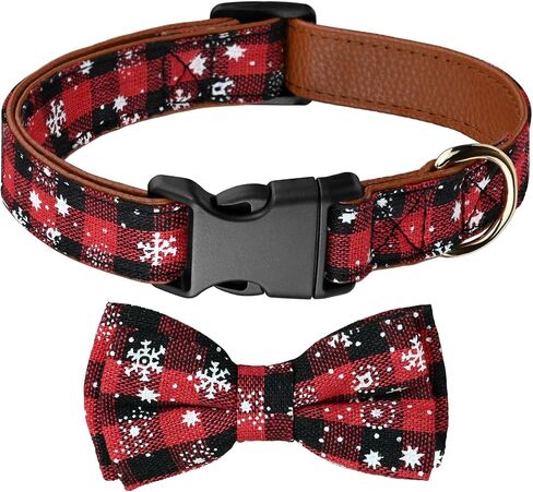 wipalor Easter Rabbits Eggs Adjustable Dog Collar Girl Boy Puppy with Detachable Bowtie, Cute Easter Bunny Pet Collar Dog Collar, Soft Leather Cotton Dog Collars for Medium Dogs Girl Boy-Pink in Saudi Arabia