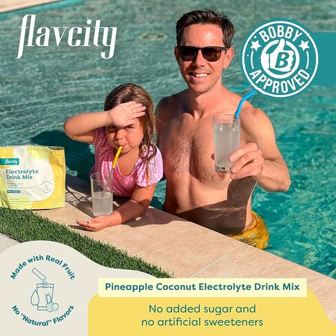 مزيج مشروبات إلكتروليت من فلافسيتي فروت بانش، 28 عبوة عصا أثناء التنقل - عبوات مسحوق إلكتروليتات صحية مصنوعة من فواكه حقيقية - مشروب مسحوق كيتو بدون سكر مضاف، خالي من الغلوتين in Kuwait