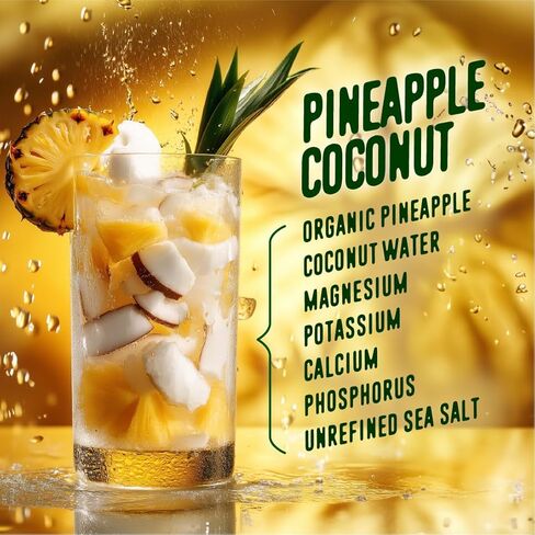 مزيج مشروبات إلكتروليت من فلافسيتي فروت بانش، 28 عبوة عصا أثناء التنقل - عبوات مسحوق إلكتروليتات صحية مصنوعة من فواكه حقيقية - مشروب مسحوق كيتو بدون سكر مضاف، خالي من الغلوتين in Kuwait