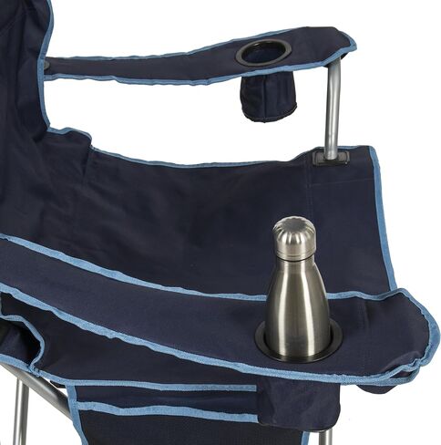Life is Good Max Shade Chair, Portable Folding Chair with Canopy and Cup Holders for Beach, Sports, Tailgates, Camping, Fishing in Saudi Arabia