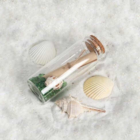 برطمانات زجاجية صغيرة بأغطية من الفلين 120 مل، مجموعة برطمانات زجاجية صغيرة مكونة من 6 قطع، زجاجات حبوب زجاجية بأغطية، برطمانات رمل، برطمانات تعويذة، برطمانات صدف، زجاجات زجاجية صغيرة للحرف اليدوية، الديكور، هدايا الحفلات in Kuwait