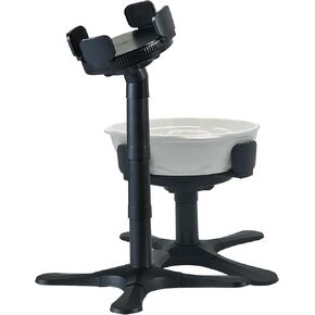 Dog Bowl Stand with Adjustable Width & Height [Stand Only], Elevated Pet Water & Food Bowl for Small, Medium & Large Pets