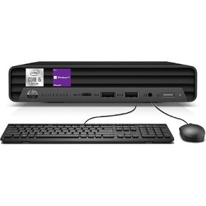 HP EliteDesk 800 G6 Mini Desktop Computer PC, Six-Core i5-10500T, 32GB RAM, 512GB SSD, Keyboard & Mouse, WiFi, Bluetooth, Windows 11 Pro (Renewed) in Kuwait