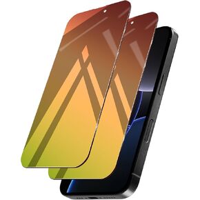 2 Pack for iPhone 16 Pro Max Privacy Screen Protector Tempered Glass for iPhone16ProMax 6.9inch Anti-Spy Private Glass Film Anti-Blue Light No Bubble Anti-Scratch Full Coverage Gradient Green