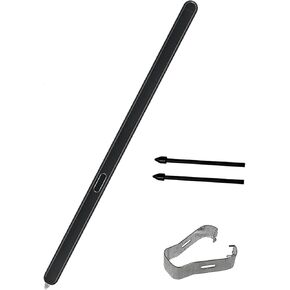 Galaxy Z Fold 6 S Pen Replacement for Samsung Galaxy Z Fold 6 Slim S Pen Fold 6 Stylus Pen, Z Fold 6 S Pen Fold Edition for Samsung Galaxy Z Fold 6 Stylus Pen+ 2 Tips (Black)