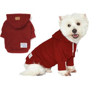 FLOT Designer Dog Hoodie Premium Materials Tailored Fit Plain Trendy Designed and Made in Korea (Pink) XX-Large