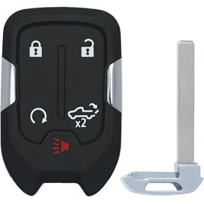 Keyless Entry Remote Start Control Key Fob Replacement Fits for GMC Sierra 1500 2500 3500 2019 2020 2021 2022 2023 Chevrolet Silverado 1500 2500 3500 HYQ1ES 13522904 13522854 433 MHz