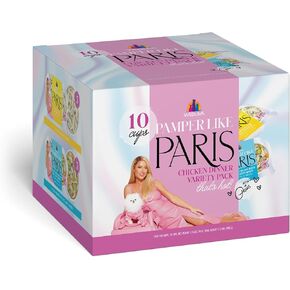 Pamper Like Paris Natural Wet Dog Food, Chicken Recipes Cooked in Broth Variety Pack (2.75oz Cup, Pack of 10)
