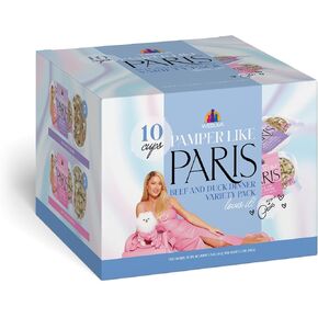 Pamper Like Paris Natural Wet Dog Food, Beef and Duck Recipes Cooked in Broth Variety Pack (2.75oz Cup, Pack of 10)