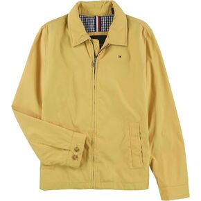 Tommy Hilfiger Men's Lightweight Microtwill Golf Jacket (Standard and Big & Tall), Black, Medium in Saudi Arabia