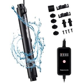 Sainsmart XpertMatic Aquarium Clean Light, High-Efficiency Fish Tank Clean Light with Timer, Submersible Light for 40-528 Gallon Fish Tank and Aquariums