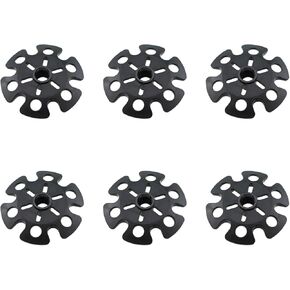 Maxmoral 6PCS Hiking Pole Snow Basket Removable Mud Ski Basket Walking Hiking Pole Replacement Accessory Black Plum Snow Tray 8.5CM/3.3Inch Suitable for Hiking and Outdoor Activity