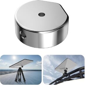 Starlink Mini Tripod Adapter - Aluminum Alloy Tripod Mount Adapter for Starlink Mini - 3/8"~16 Threaded - Compatible with Most Tripod or Other Bracket Fixing - Use with Pipe Adapter
