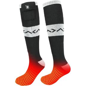 Men's and Women's Heated Socks, Battery Heated Socks, Upgraded Heating Elements Covering The Forefoot, Toes, and Soles of The feet, Suitable for Various scenarios Such as Skiing and Outdoor Sports