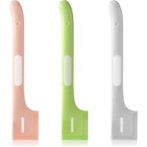 Grevosea 3 PCS Pet Food Can Spoon, 3 Colors Silicon Cat Food Mixing Spoons Set Convenient Dog Food Canned Scoop for Cats and Dogs Feeding and Wet Storage