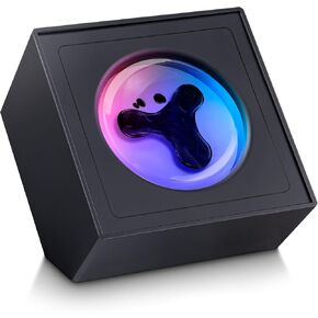 Ferrofluid Music Visualizer, Dancing Sound Sensitive，Ferrofluid Speaker Music Mate, Decorative RGB Light Ferrofluid Display Desk Toy for Table, Bedroom, Office, Study, Science Gift