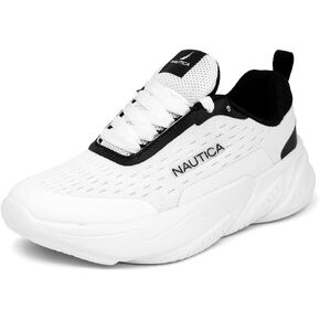 Nautica Kids Lace-Up Sneakers | Comfortable Running Shoes for Boys and Girls | Little Kid/Big Kid in Kuwait