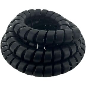 Spiral Wrap Hose Cable Protector Safe Spiral Pre Cut Spiral Wrap 2.0" OD x 10' Pre-Cut Lengths Avoid Wear and Extend Hose Life Hydraulic Pneumatic Hoses Widely