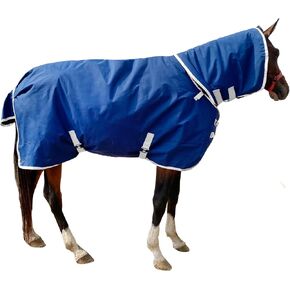 Horse Blanket Winter Waterproof,220g Warm Cotton Filling Liner 1200D Premium Turnout Horse Blanket,Medium Weight Waterproof Blanket 72 inches,135cm