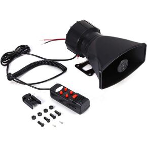 5-Sound Tone 300db Car Van Truck Megaphone Air Horn Siren PA MIC Speaker ce