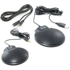 Sound Tech CM-1000USB & CM-1000 (pack of 2) Conference Meeting Microphone with 6 feet Extension Cord, Model: , Electronics & Accessories Store