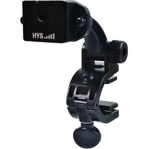 HYS Adjustable Walkie Talkie Stand for Desk, Table Shelf Mount for Handheld CB Radio/Shoulder Speaker Mic with Universal Round Knob/Belt Clip Holder, for Motorola RMU2040 CLS1410 CLS1110 Uniden SDS100