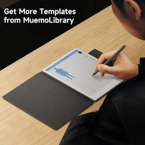 حافظة Ayotu للورق الرائع Pro، حافظة كتب من جلد البولي يوريثان الفاخر مع مشبك قلم، غطاء مغناطيسي ذكي للورق الرائع Pro مقاس 11.8 بوصة فقط، حزمة مع عضوية متميزة (رمادي) in Kuwait