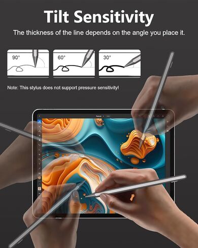 قلم رصاص Pro لجهاز iPad 2018-2024، قلم iPad مع 15 دقيقة للشحن السريع ومؤشر الطاقة ورفض راحة اليد وحساسية الضوء، قلم ستايلس لجهاز iPad 6-10، Air 3-5/M2، Mini 5-6، Pro (11 بوصة/ 12.9 بوصة 3-6/13 بوصة/م4) in Saudi Arabia