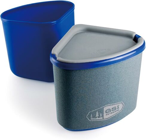 GSI Outdoors 77162 Gourmet Nesting Mug + Bowl, Blue, 14 fl. oz., 4 Pack in Kuwait