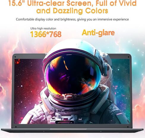 SGIN Laptop Computer, 15.6 inch Laptop, 8GB RAM 512GB ROM, Celeron Quad-Core Processors, 1366 * 768 IPS, Traditional Laptop Computers Support Mini-HDMI, Type-C, TF Card in Kuwait