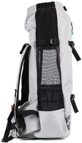 Dog Backpack Carrier - Dog Carrier Backpack with Ventilated Mesh Design - Backpack Dog Carrier to Carry Dogs with Adjustable Lap & Chest Straps - Dog Backpack for Hiking & Travel - Medium, Black in Saudi Arabia
