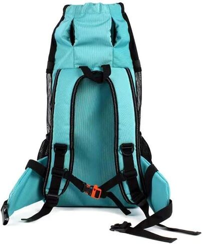 Dog Backpack Carrier - Dog Carrier Backpack with Ventilated Mesh Design - Backpack Dog Carrier to Carry Dogs with Adjustable Lap & Chest Straps - Dog Backpack for Hiking & Travel - Medium, Black in Saudi Arabia