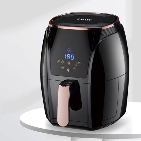 Mega 1400W 5.3Qt Digital Air Fryer, Oil-Free Cooking in Saudi Arabia