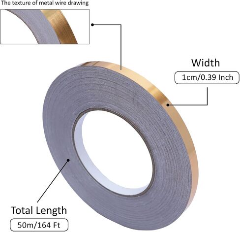 Self-adhesive tile joint stickers, waterproof gap sealing foil decoration, wall, graphic art home decoration, peeling and sticking metallized polyester polyester film process tape (0.39in x 164 Ft) in Saudi Arabia