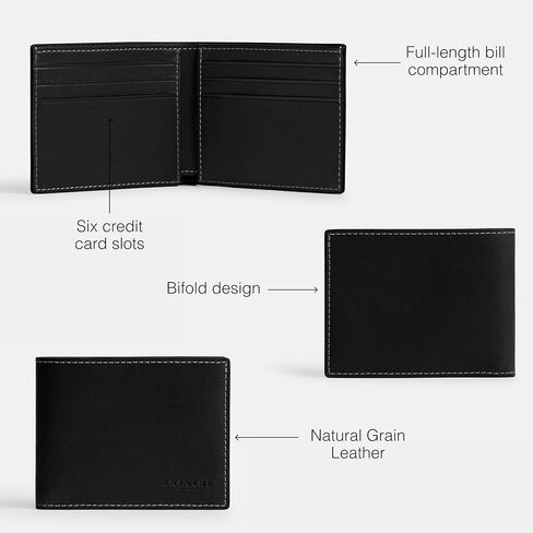 Coach Men's Slim Billfold in Saudi Arabia