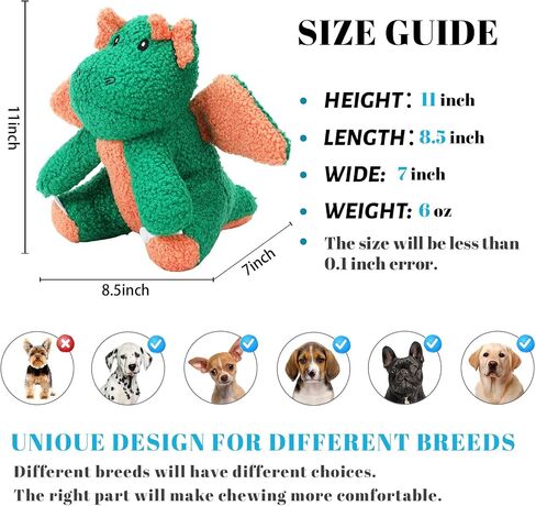 3-Layered Stuffed Dog Toys for Medium Large Dogs, Large Plush Squeaky Dog Toys to Keep Them Busy for Small Medium Large Breed, Cute Animals Puppy Teething Chew Toys - Pink Bear L in Saudi Arabia