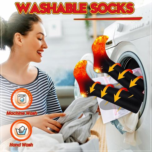 Autocastle 4000mAh Heated Socks Rechargeable Electric Battery Heated Stockings,Men Women Winter Warm Battery Powered Heat Insulated Sox Kit,Novelty Climb Hike Hunt Ski Cycle Foot Warmer,12Hours in Kuwait