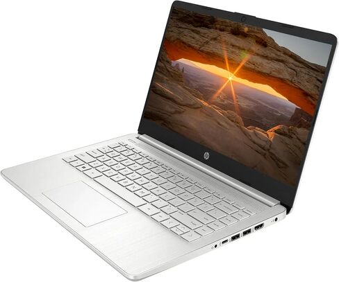HP AI-Powered Laptop with Microsoft Office and 1TB Cloud Storage Included for 1-Year| 14" HD Computer| 8GB RAM| 128GB SSD & 64GB Card & 128GB Portable SSD| Intel 4-Core CPU| Webcam| Win11| LE Bundle in Saudi Arabia
