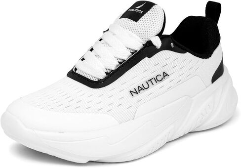 Nautica Kids Lace-Up Sneakers | Comfortable Running Shoes for Boys and Girls | Little Kid/Big Kid in Kuwait