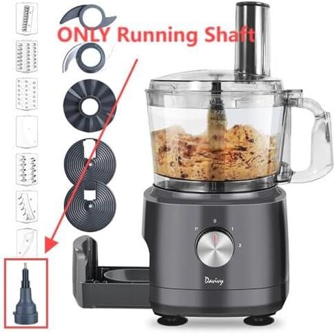 Davivy Food Processor Accessories-Pusher+Bowl lid+1.75L Bowl compitable with 7 Cup Built-in Drawer DS-1139-BK Model in Kuwait