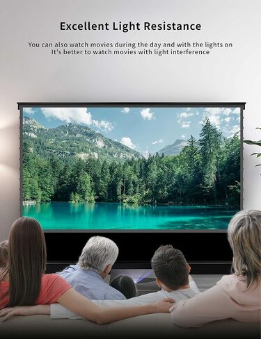 Vivid Storm Since 2004-Projection Screen S PRO Portable Folding Stand Indoor Tension ALR Floor Screen, Home Cinema Movie,Compatible with 4K/3D/HD Ultra Short Throw Laser Projector,VSDSTUST100H in Saudi Arabia