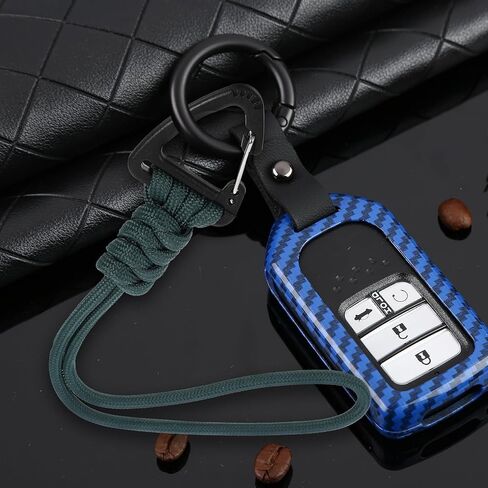 HANABASS 2 قطعة حبل Paracords، حلقة تسلق المفاتيح الحبل شماعات سلسلة المفاتيح الحبل حزام المعصم المظلة حبل D-قفل كيرينغ in Kuwait