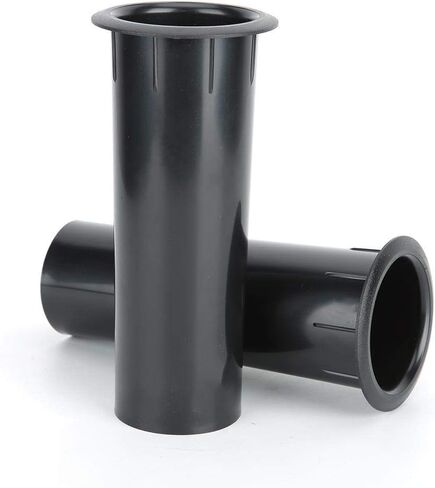 ASHATA Speaker Cabinet Port Tube, 2PCs Open Hole 50mm Tube Smooth Inner-Wall Speaker ABS Plastic Inverted Tube for 4-6 inches Speakers(141MM) in Saudi Arabia