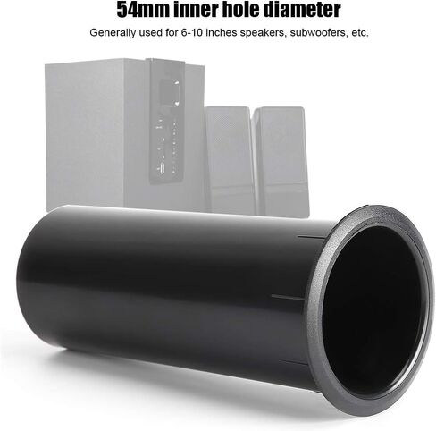 Speaker Port Tubes for Bass Enhancer, Subwoofer Air Ports Repalcement & DIY Parts 60mm x 150mm Speaker Cabinet Port Tube, 2-Pack in Saudi Arabia
