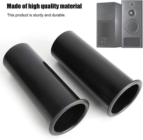 Speaker Port Tubes for Bass Enhancer, Subwoofer Air Ports Repalcement & DIY Parts 60mm x 150mm Speaker Cabinet Port Tube, 2-Pack in Saudi Arabia