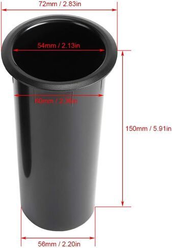 Speaker Port Tubes for Bass Enhancer, Subwoofer Air Ports Repalcement & DIY Parts 60mm x 150mm Speaker Cabinet Port Tube, 2-Pack in Saudi Arabia