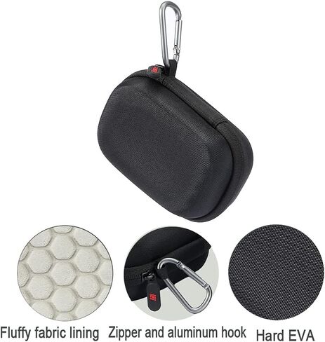 حقيبة تخزين صلبة من RAIACE متوافقة مع مسجل الصوت الرقمي EVISTR سعة 16 جيجابايت والمسجل الصوتي المنشط. (الجراب فقط، لا يشمل الجهاز) - رمادي in Kuwait